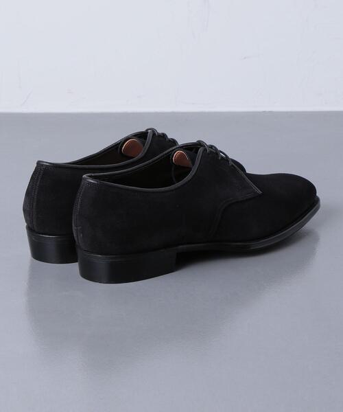 UNITED ARROWS（ユナイテッドアローズ）の「＜GEORGE CLEVERLEY（ジョージ クレバリー）＞ 【別注】スエード 3EYE プレーントゥ（ドレスシューズ・メンズ・ブラック・7h/6h/8/7）」の5枚目の写真