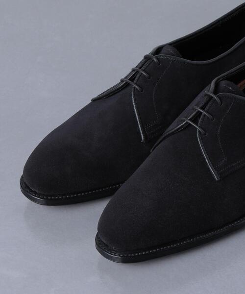 UNITED ARROWS（ユナイテッドアローズ）の「＜GEORGE CLEVERLEY（ジョージ クレバリー）＞ 【別注】スエード 3EYE プレーントゥ（ドレスシューズ・メンズ・ブラック・7h/6h/8/7）」の6枚目の写真