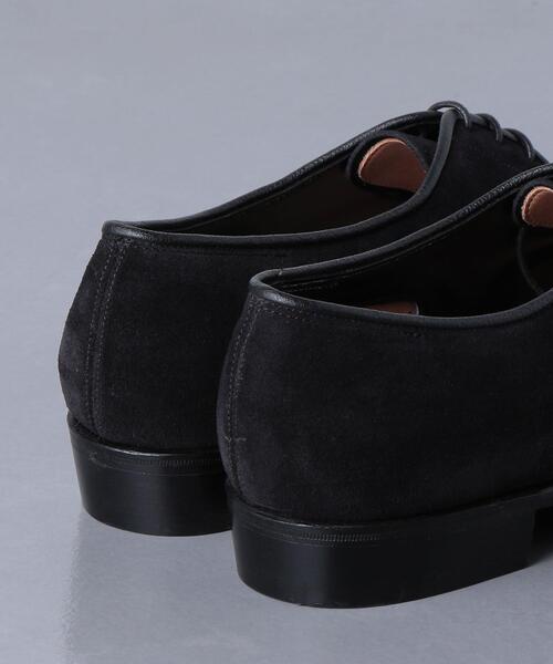 UNITED ARROWS（ユナイテッドアローズ）の「＜GEORGE CLEVERLEY（ジョージ クレバリー）＞ 【別注】スエード 3EYE プレーントゥ（ドレスシューズ・メンズ・ブラック・7h/6h/8/7）」の7枚目の写真