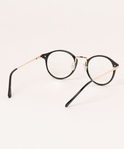 DONOBAN（ドノバン）の「【UVカット率 99％以上】ラウンドフレームメガネ（メガネ・レディース・ブラウン系その他/ブラック/クリア・ONESIZE）」の5枚目の写真