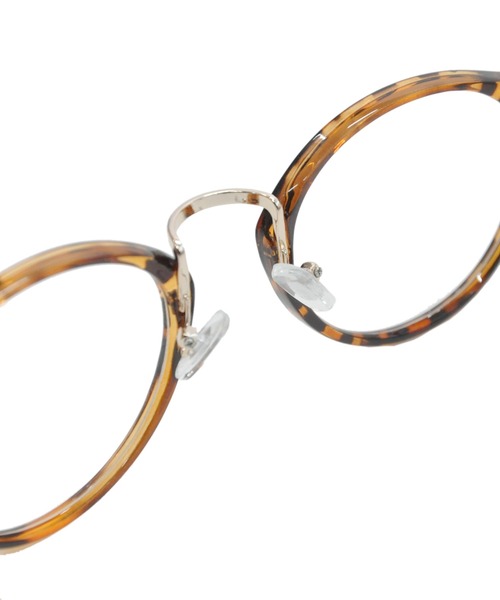 DONOBAN（ドノバン）の「【UVカット率 99％以上】ラウンドフレームメガネ（メガネ・レディース・ブラウン系その他/ブラック/クリア・ONESIZE）」の10枚目の写真