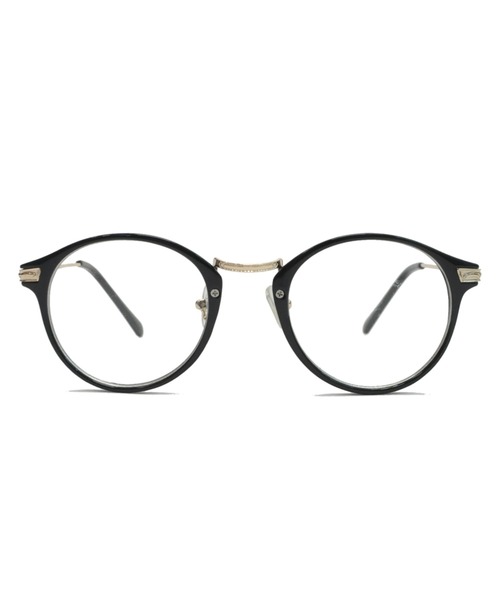 DONOBAN（ドノバン）の「【UVカット率 99％以上】ラウンドフレームメガネ（メガネ・レディース・ブラウン系その他/ブラック/クリア・ONESIZE）」の6枚目の写真