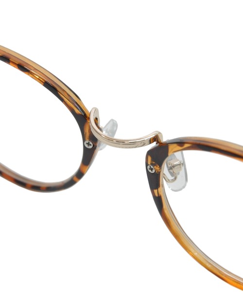 DONOBAN（ドノバン）の「【UVカット率 99％以上】ラウンドフレームメガネ（メガネ・レディース・ブラウン系その他/ブラック/クリア・ONESIZE）」の8枚目の写真