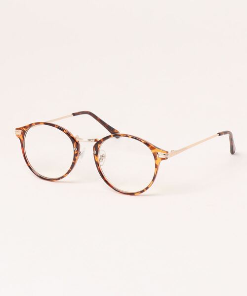 DONOBAN（ドノバン）の「【UVカット率 99％以上】ラウンドフレームメガネ（メガネ・レディース・ブラウン系その他/ブラック/クリア・ONESIZE）」の13枚目の写真