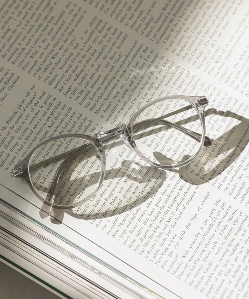 DONOBAN（ドノバン）の「【UVカット率 99％以上】ラウンドフレームメガネ（メガネ・レディース・ブラウン系その他/ブラック/クリア・ONESIZE）」の22枚目の写真