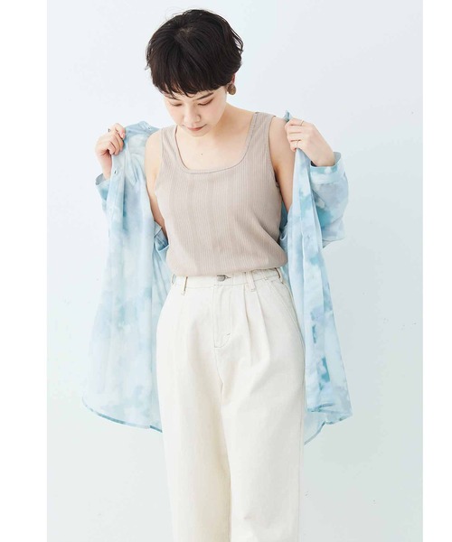 MEDE19F(メデジュウキュウ)の「MEDE19F スクエアネックのカップ付きタンクトップ(タンクトップ・レディース・ベージュ・LARGE/MEDIUM/X-LARGE/XX-LARGE)」の3枚目の写真