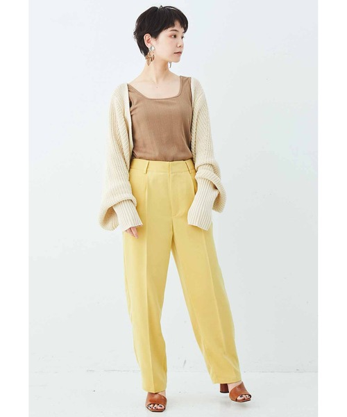 MEDE19F(メデジュウキュウ)の「MEDE19F スクエアネックのカップ付きタンクトップ(タンクトップ・レディース・ベージュ・LARGE/MEDIUM/X-LARGE/XX-LARGE)」の5枚目の写真