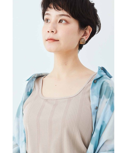 MEDE19F(メデジュウキュウ)の「MEDE19F スクエアネックのカップ付きタンクトップ(タンクトップ・レディース・ベージュ・LARGE/MEDIUM/X-LARGE/XX-LARGE)」の13枚目の写真