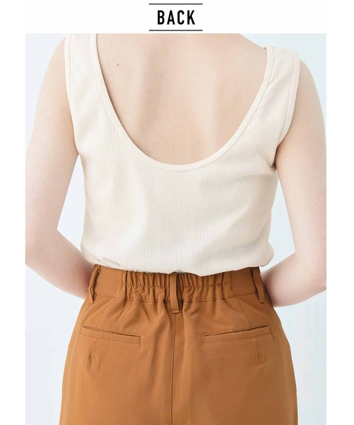 MEDE19F(メデジュウキュウ)の「MEDE19F スクエアネックのカップ付きタンクトップ(タンクトップ・レディース・ベージュ・LARGE/MEDIUM/X-LARGE/XX-LARGE)」の14枚目の写真