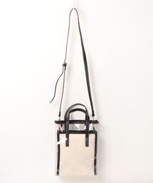 koe | ＰＶＣ×キャンバス親子トート＊(ショルダーバッグ)