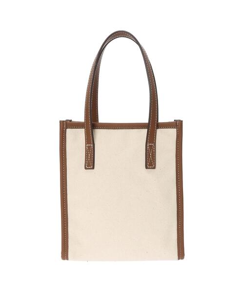 koe（コエ）の「ＰＶＣ×キャンバス親子トート＊（ショルダーバッグ・レディース・ブラウン/ブラック・FREE）」の7枚目の写真