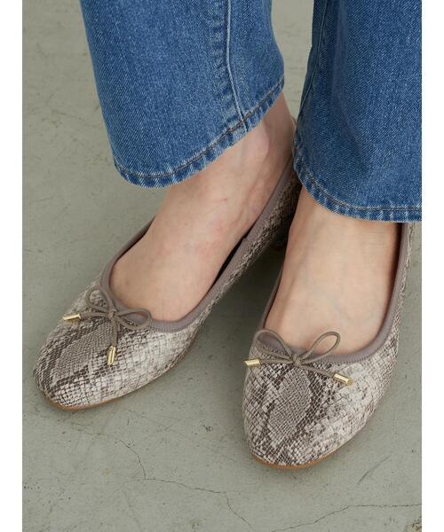 earth music&ecology(アースミュージックアンドエコロジー)の「ORiental TRaffic フラットバレエシューズ *(パンプス・レディース・パイソン・38/39/36/37/35)」の10枚目の写真