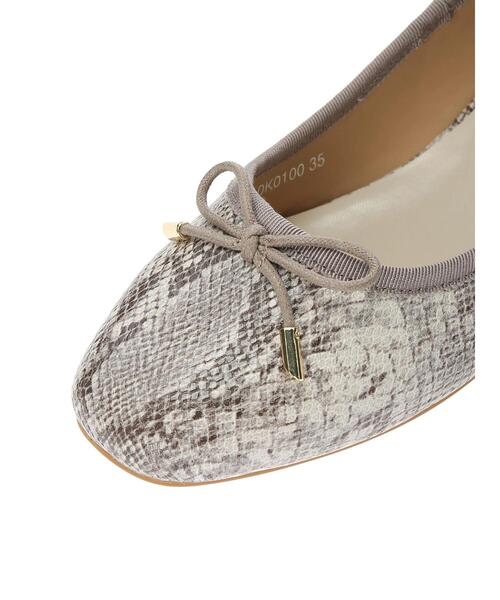 earth music&ecology(アースミュージックアンドエコロジー)の「ORiental TRaffic フラットバレエシューズ *(パンプス・レディース・パイソン・38/39/36/37/35)」の5枚目の写真
