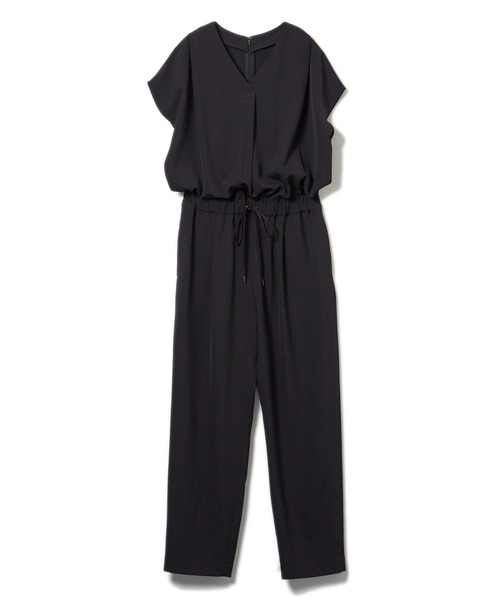 CLEARIMPRESSION (クリアインプレッション)の「Vネックオールインワン(サロペット/オーバーオール・レディース・カーキ/ダークブラウン/ブラック・フリー)」の2枚目の写真