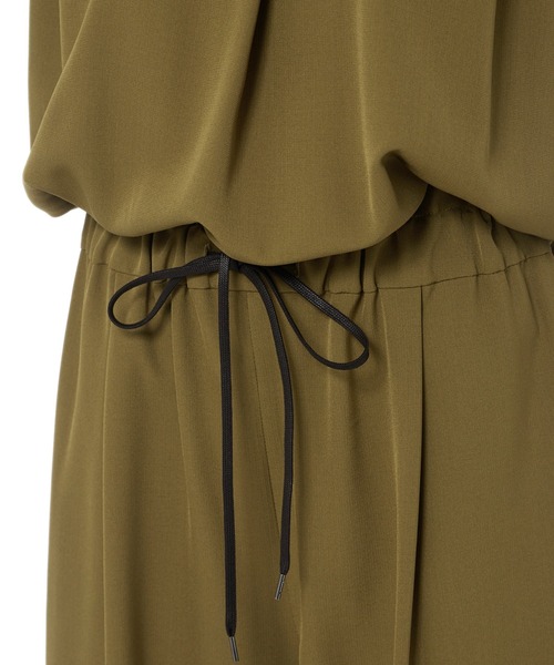 CLEARIMPRESSION (クリアインプレッション)の「Vネックオールインワン(サロペット/オーバーオール・レディース・カーキ/ダークブラウン/ブラック・フリー)」の11枚目の写真