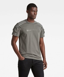 G-STAR | MIX WOVEN CARGO T-SHIRT(Tシャツ/カットソー)
