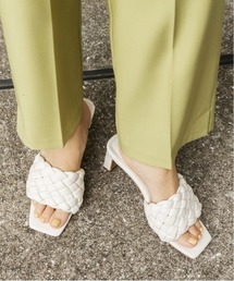 RANDA | 編み込みデザインミュールサンダル(サンダル)