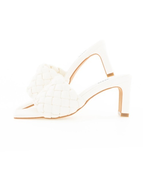 RANDA（ランダ）の「編み込みデザインミュールサンダル（サンダル・レディース・ベージュ/ホワイト/パープル・LL/S/M/L）」の15枚目の写真