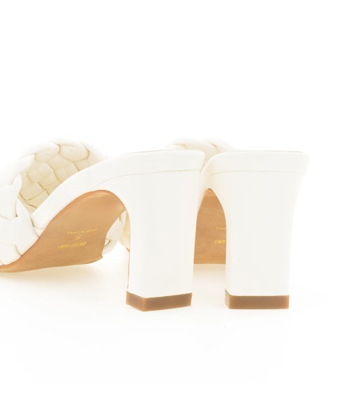 RANDA（ランダ）の「編み込みデザインミュールサンダル（サンダル・レディース・ベージュ/ホワイト/パープル・LL/S/M/L）」の12枚目の写真