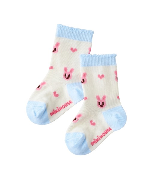MIKI HOUSE(ミキハウス)の「ソックスパック 3足セット(11-17cm)(ソックス/靴下・キッズ・ホワイト/ピンク/ブルー/マルチ・13-15cm/11-13cm/15-17cm)」の6枚目の写真