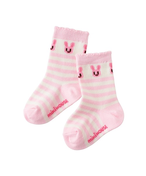 MIKI HOUSE(ミキハウス)の「ソックスパック 3足セット(11-17cm)(ソックス/靴下・キッズ・ホワイト/ピンク/ブルー/マルチ・13-15cm/11-13cm/15-17cm)」の7枚目の写真