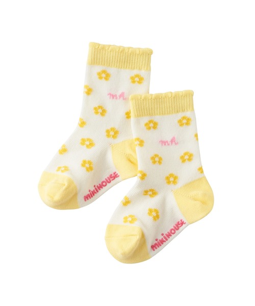 MIKI HOUSE(ミキハウス)の「ソックスパック 3足セット(11-17cm)(ソックス/靴下・キッズ・ホワイト/ピンク/ブルー/マルチ・13-15cm/11-13cm/15-17cm)」の15枚目の写真