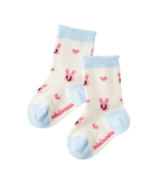 MIKI HOUSE(ミキハウス)の「ソックスパック 3足セット(11-17cm)(ソックス/靴下・キッズ・ホワイト/ピンク/ブルー/マルチ・13-15cm/11-13cm/15-17cm)」の22枚目の写真