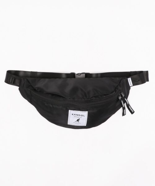 KANGOL（カンゴール）の「【 KANGOL / カンゴール 】 ダブルジップ ナイロン ボディバッグ（ボディバッグ/ウエストポーチ・レディース・チャコール/グレイッシュベージュ/ブラック・FREE）」の9枚目の写真