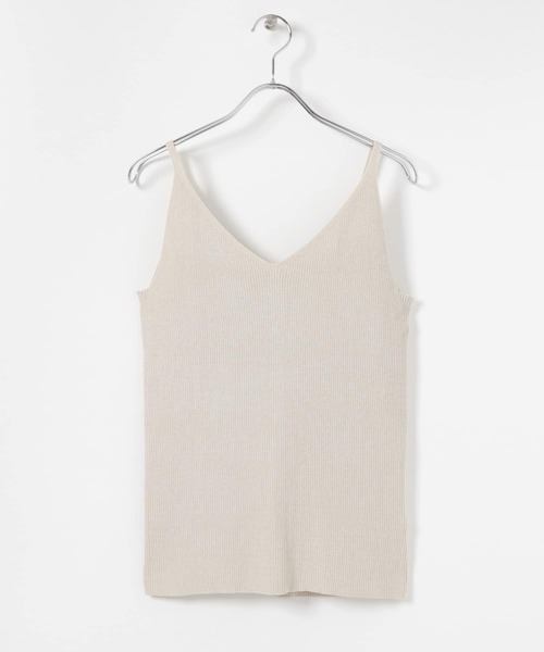 SENSE OF PLACE by URBAN RESEARCH（センスオブプレイスバイアーバンリサーチ）の「2WAYニットキャミソール（ニット/セーター・レディース・レッド/ライトベージュ/ブラック/グリーン・ONE）」の3枚目の写真