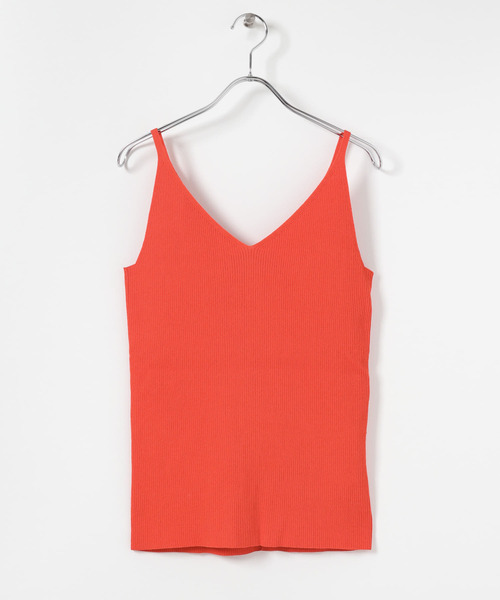 SENSE OF PLACE by URBAN RESEARCH（センスオブプレイスバイアーバンリサーチ）の「2WAYニットキャミソール（ニット/セーター・レディース・レッド/ライトベージュ/ブラック/グリーン・ONE）」の12枚目の写真