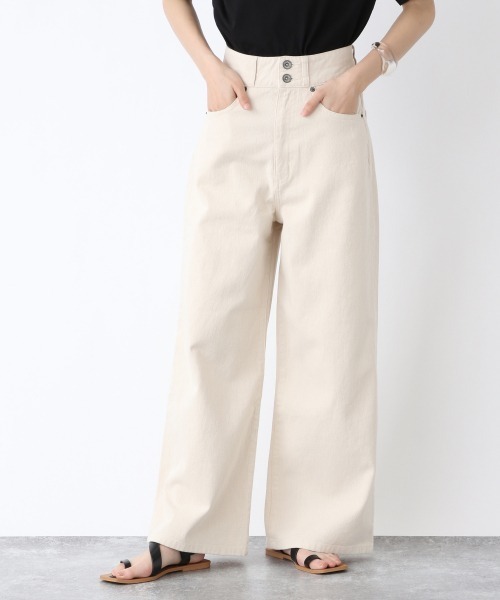 JEANASIS(ジーナシス)の「ホワイトデニムパンツ/948042(デニムパンツ・レディース・ホワイト系その他/ホワイト・MEDIUM/SMALL)」の2枚目の写真