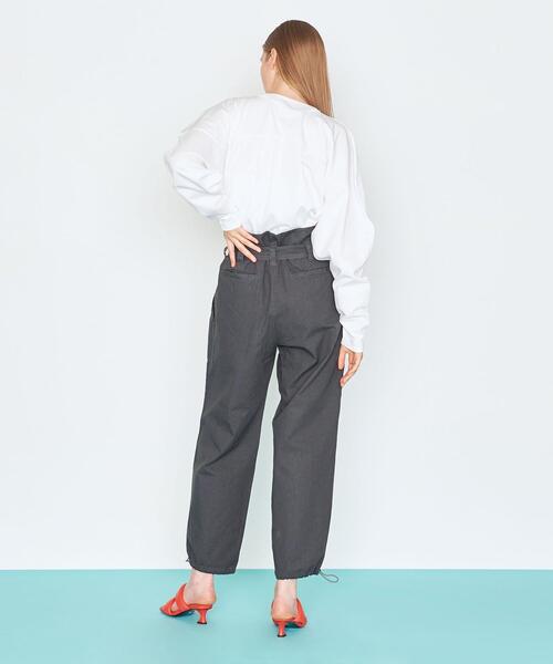 AEWEN MATOPH＞ハイウエスト ベルトパンツ（その他パンツ
