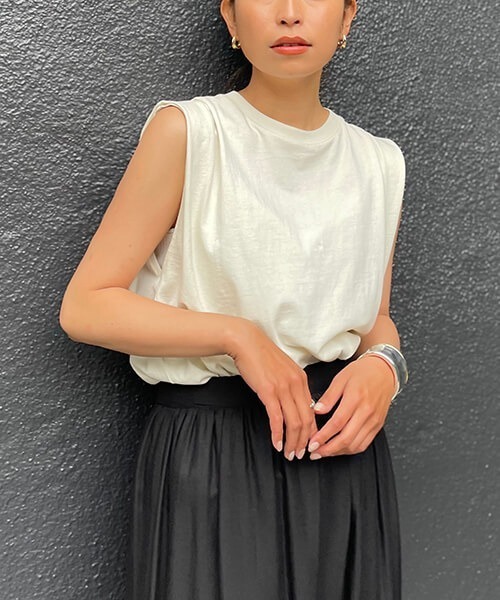 CREDONA  パワショルデザインT/T クレドナ CREDONA パワショルデザインT/T （BLACK） -ファッション通販