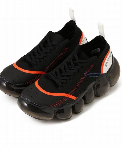 ROYAL FLASH（ロイヤルフラッシュ）の「【別注】grounds/グラウンズ/インサイドアウト BLK（スニーカー・メンズ・ブラック・40/41/42/43）」の9枚目の写真