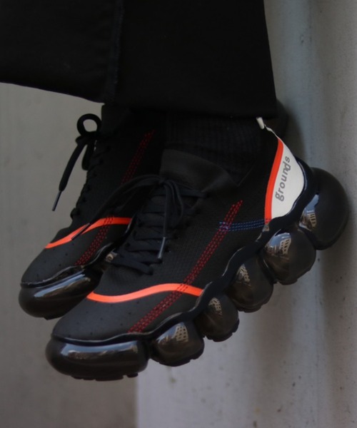 ROYAL FLASH（ロイヤルフラッシュ）の「【別注】grounds/グラウンズ/インサイドアウト BLK（スニーカー・メンズ・ブラック・40/41/42/43）」の17枚目の写真