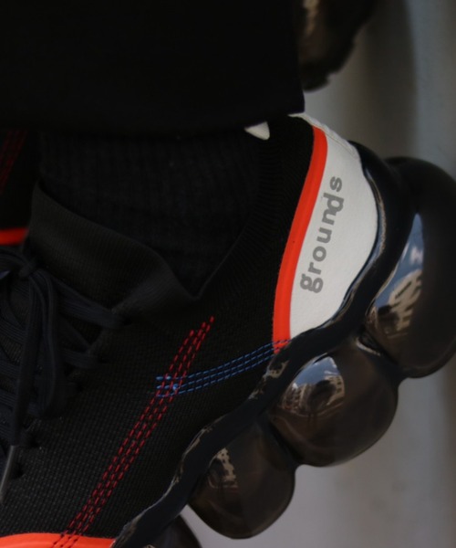 ROYAL FLASH（ロイヤルフラッシュ）の「【別注】grounds/グラウンズ/インサイドアウト BLK（スニーカー・メンズ・ブラック・40/41/42/43）」の10枚目の写真