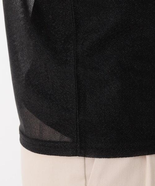 DRESKIP(ドレスキップ)の「◆シアーパフラメプルオーバー(シャツ/ブラウス・レディース・ライトグレー/ブラック/オフホワイト・02/03)」の7枚目の写真