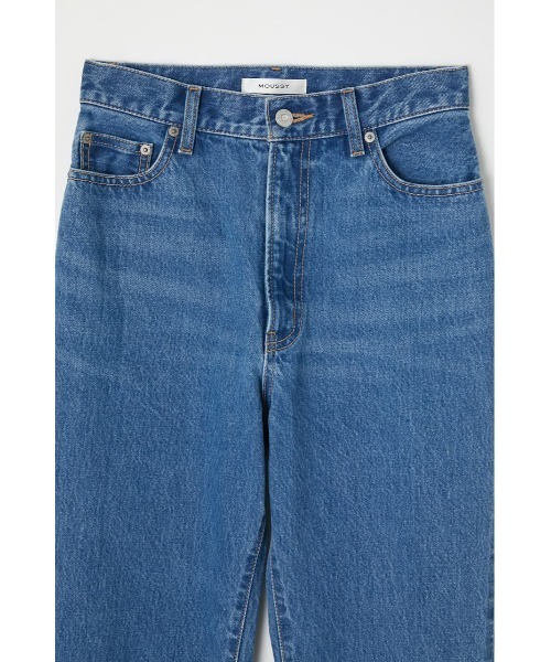 MOUSSY（マウジー）の「CUT OFF CROPPED FLARE（デニムパンツ・レディース・ブラック/ブルー・1/2/0）」の11枚目の写真