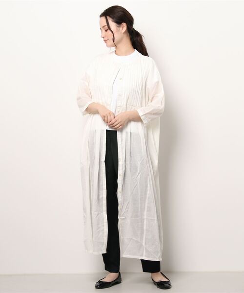 LUPILIEN（ルピリアン）の「ピンタックワンピース（ワンピース・レディース・ブラック/オフホワイト/グリーン・FREE）」の20枚目の写真