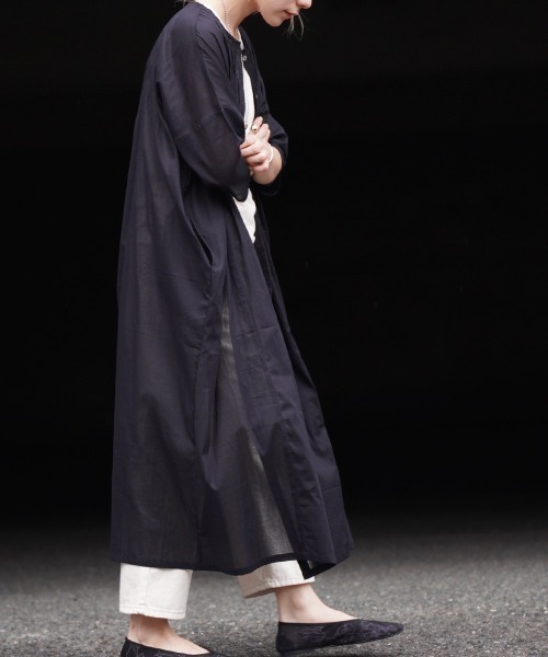 LUPILIEN（ルピリアン）の「ピンタックワンピース（ワンピース・レディース・ブラック/オフホワイト/グリーン・FREE）」の10枚目の写真