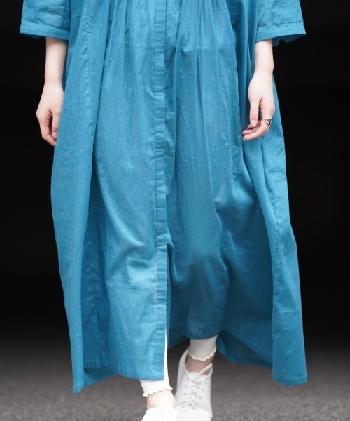 LUPILIEN（ルピリアン）の「ピンタックワンピース（ワンピース・レディース・ブラック/オフホワイト/グリーン・FREE）」の15枚目の写真