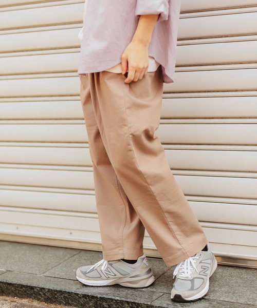 CIAOPANIC TYPY（チャオパニックティピー）の「絡み織りタックワイドパンツ（その他パンツ・メンズ・オリーブ/ブラック/ベージュ/チャコールグレー・MEDIUM/LARGE）」の19枚目の写真