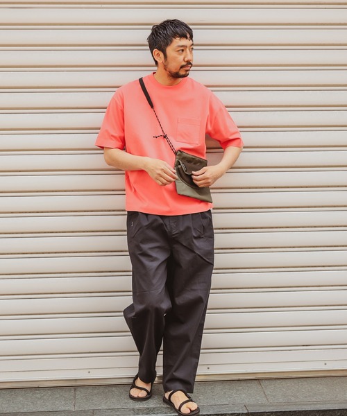 CIAOPANIC TYPY（チャオパニックティピー）の「絡み織りタックワイドパンツ（その他パンツ・メンズ・オリーブ/ブラック/ベージュ/チャコールグレー・MEDIUM/LARGE）」の11枚目の写真