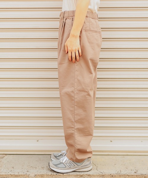 CIAOPANIC TYPY（チャオパニックティピー）の「絡み織りタックワイドパンツ（その他パンツ・メンズ・オリーブ/ブラック/ベージュ/チャコールグレー・MEDIUM/LARGE）」の9枚目の写真