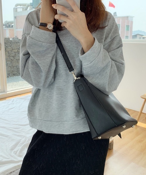 Alite cloth（アリーテクロス）の「2WAYワンハンドルバケツショルダーBAG（ドラムバッグ・レディース・ブラック/ベージュ・FREE）」の20枚目の写真