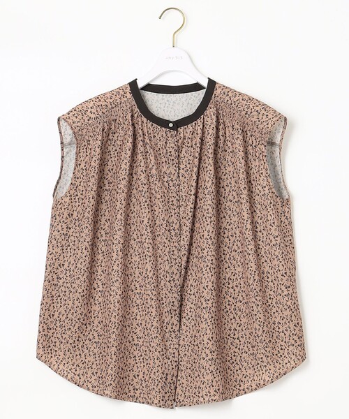 ANY SIS(エニィスィス)の「【洗える】カッセンフラワープリント ブラウス(シャツ/ブラウス・レディース・ブラウン系4/アイボリー系4・2)」の8枚目の写真