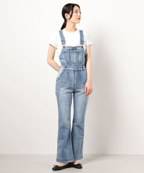 one way（ワンウェイ）の「【oneway】デニムタイトサロペット（サロペット/オーバーオール・レディース・ライトブルー/ベージュ/ブラック系その他・FREE）」の19枚目の写真