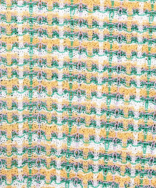 WC(ダブル シー)の「カラフルチェック半袖ニット(ニット/セーター・レディース・パープル/ピンク・FREE)」の7枚目の写真