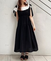 MAJESTIC LEGON | ショルダーリボンキャミワンピ(ワンピース)