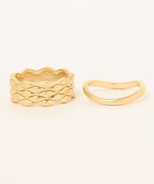 casita(RETRO GIRL)（カシータ）の「セットリング（リング・レディース・ゴールド/シルバー・FREE）」の3枚目の写真